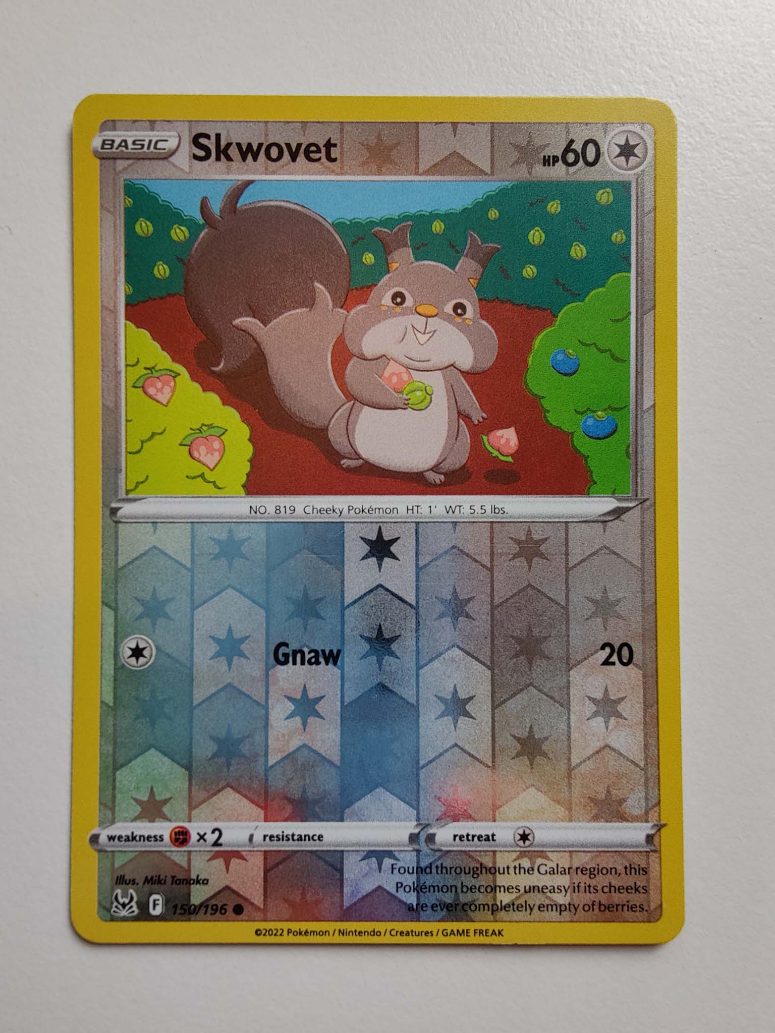 IMG20221112112520 Skwovet Reverse #150/196 – Sword & Shield: Lost Origin