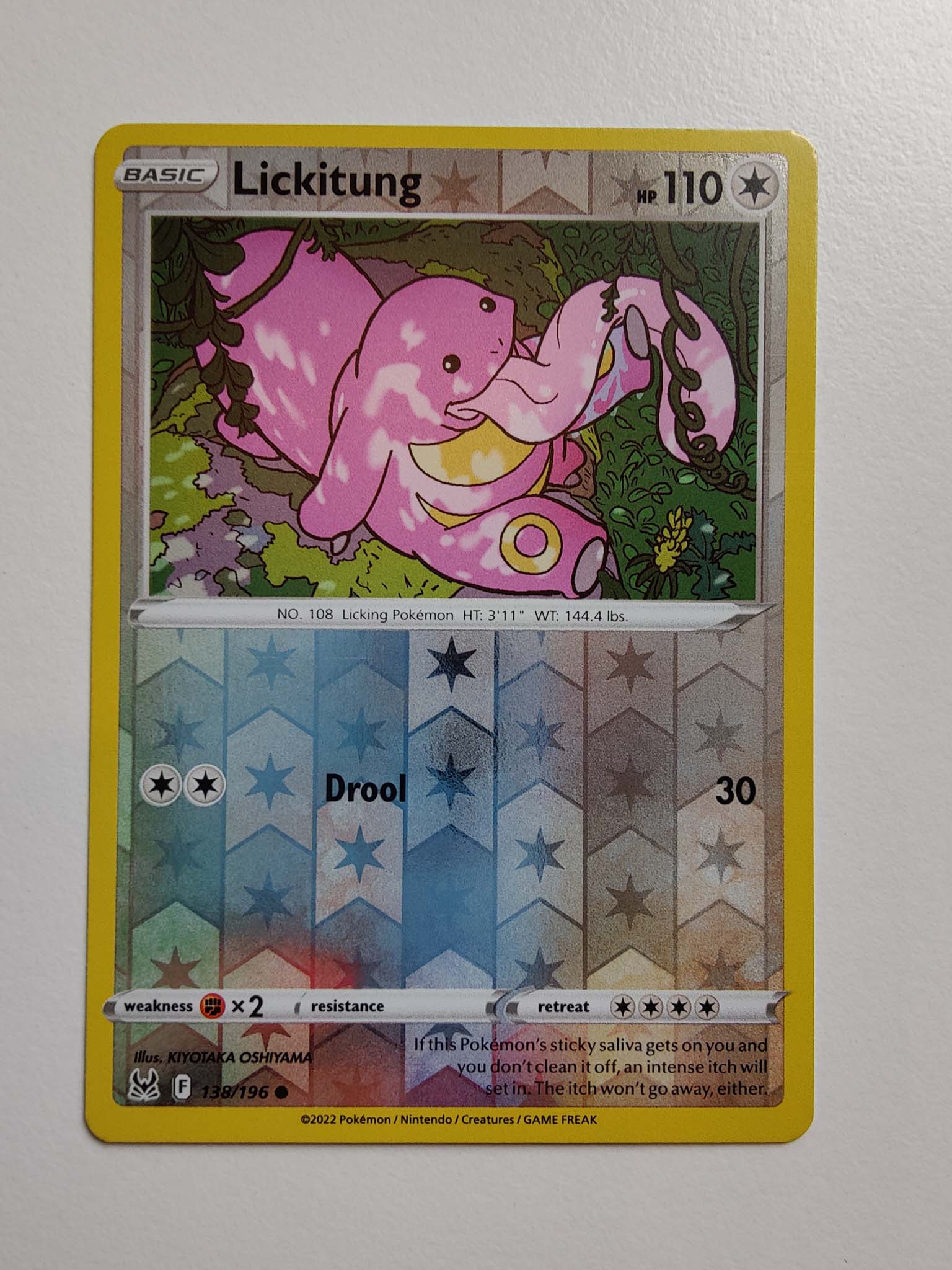 Lickitung Reverse #138/196 – Sword & Shield: Lost Origin
