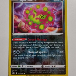 Spiritomb Reverse Rare #117/196 – Sword & Shield: Lost Origin