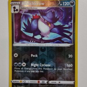 Honchkrow Reverse Rare #115/196 – Sword & Shield: Lost Origin