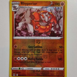 Rhyperior Reverse Rare #091/196 – Sword & Shield: Lost Origin