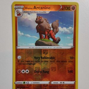 Hisuian Arcanine Reverse Rare #084/196 – Sword & Shield: Lost Origin