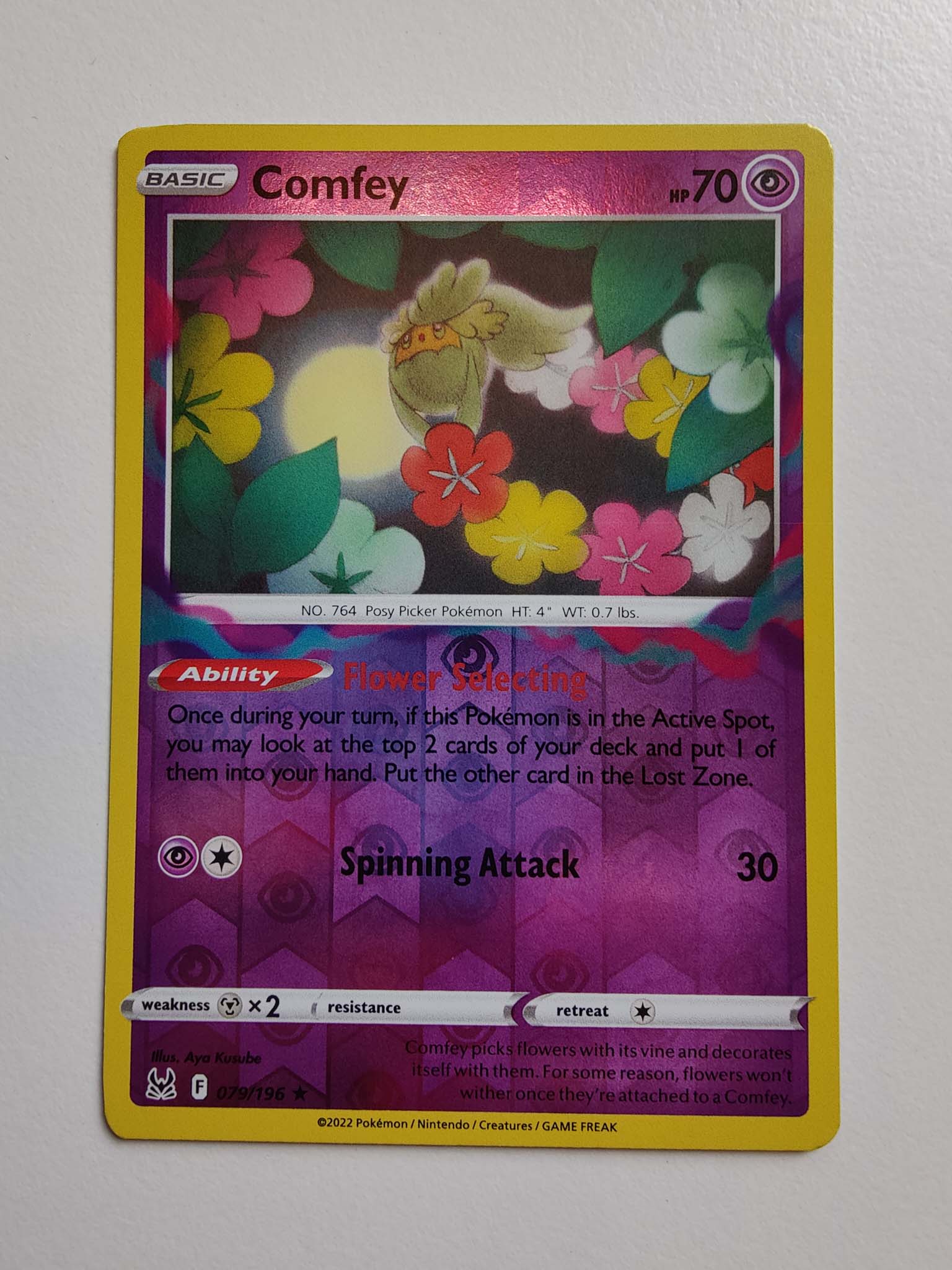 Comfey Reverse Rare #079/196 – Sword & Shield: Lost Origin