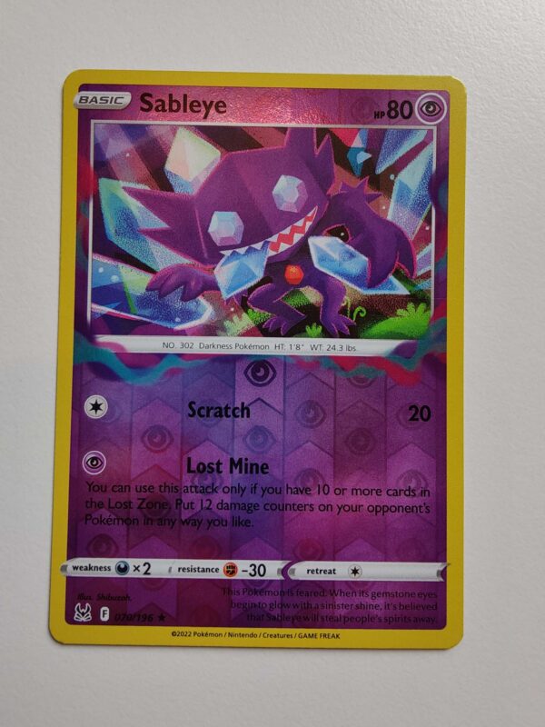 Sableye Reverse Rare #070/196 – Sword & Shield: Lost Origin