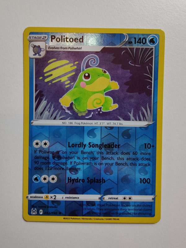 Politoed Reverse Rare #032/196 – Sword & Shield: Lost Origin