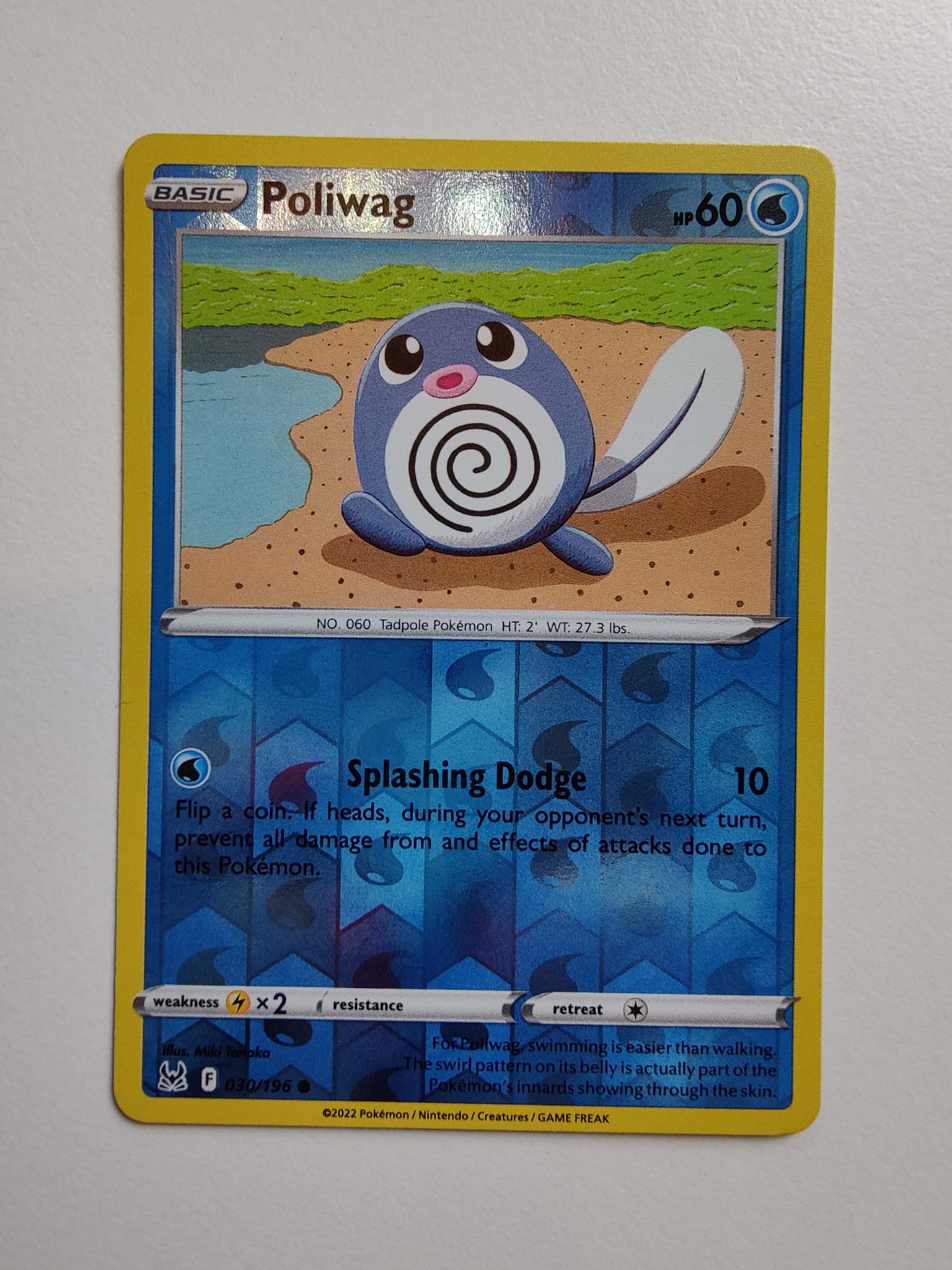 Poliwag Reverse #030/196 – Sword & Shield: Lost Origin Poliwag Reverse #030/196 – Sword & Shield: Lost Origin