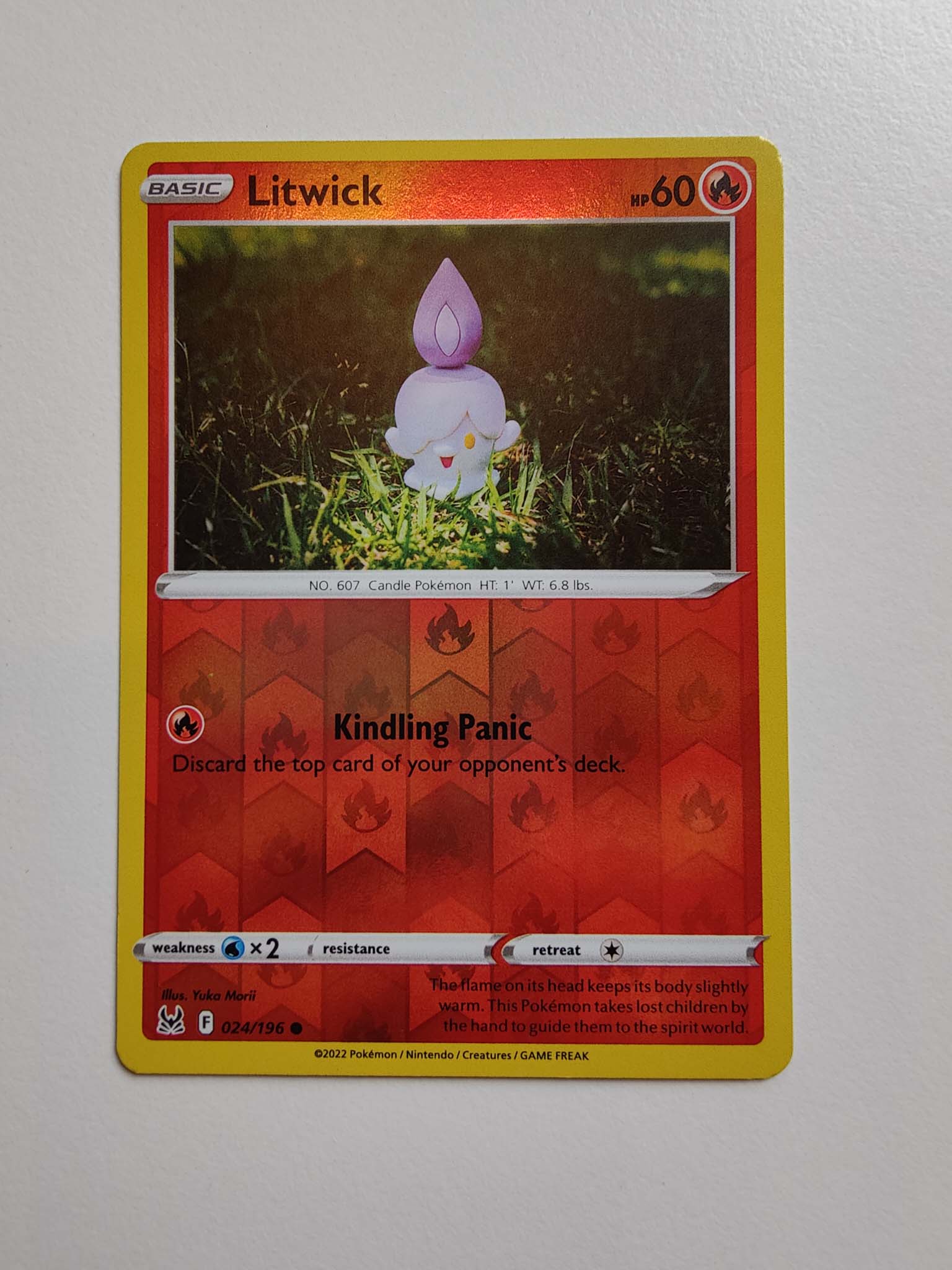Litwick Reverse #024/196 – Sword & Shield: Lost Origin
