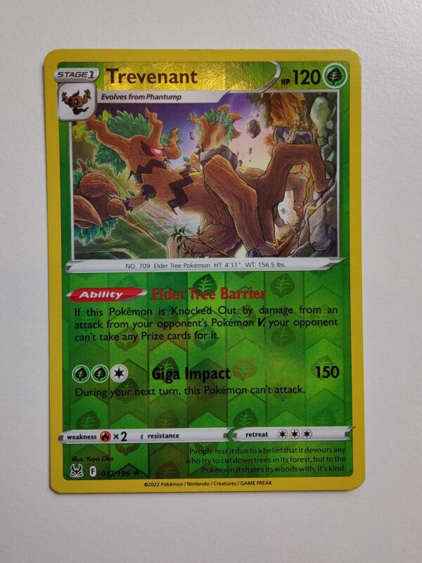 Trevenant Reverse Rare #017/196 – Sword & Shield: Lost Origin