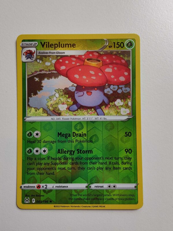 Vileplume Reverse Rare #003/196 – Sword & Shield: Lost Origin