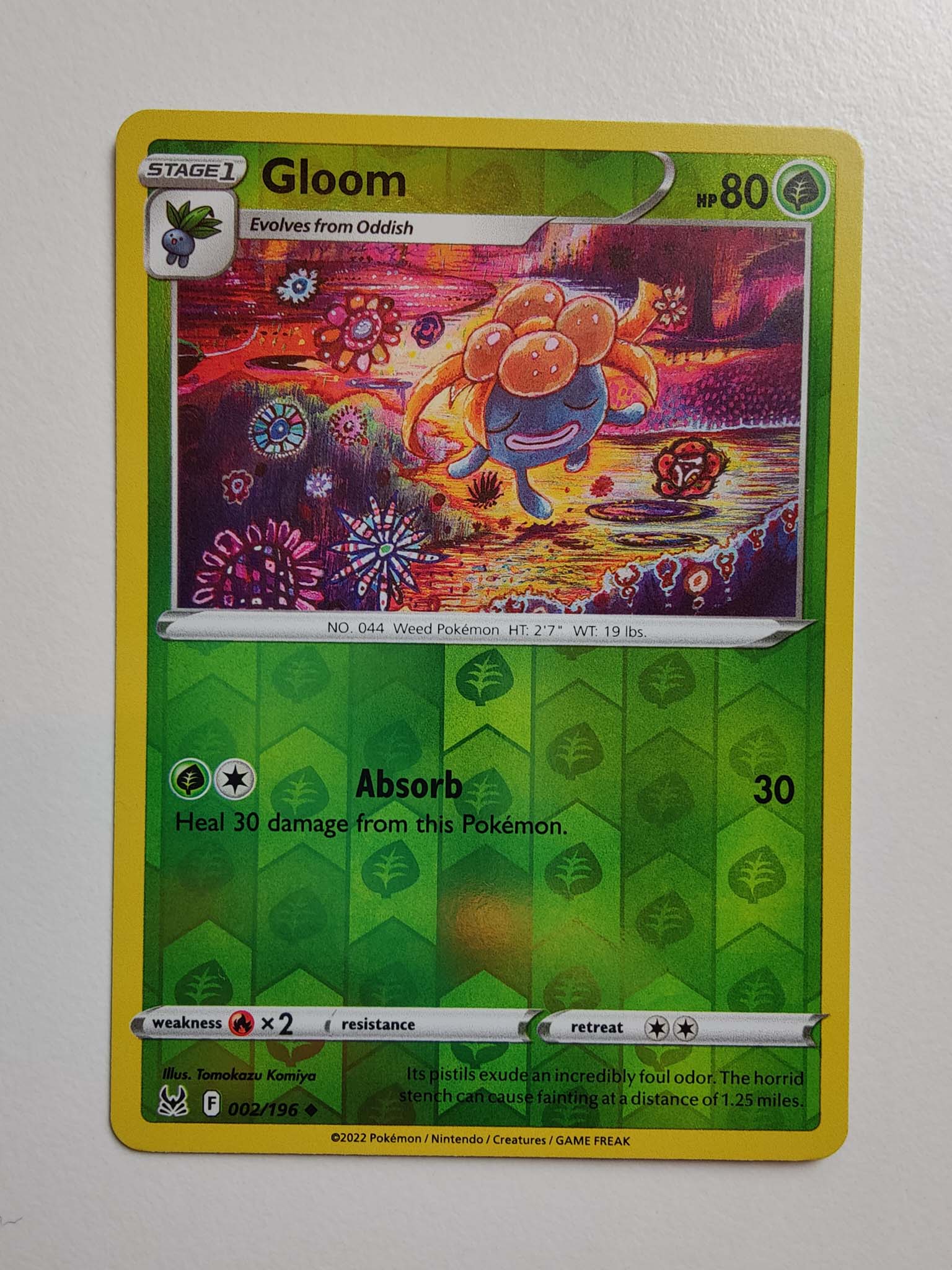 Gloom Reverse #002/196 – Sword & Shield: Lost Origin Gloom Reverse #002/196 – Sword & Shield: Lost Origin