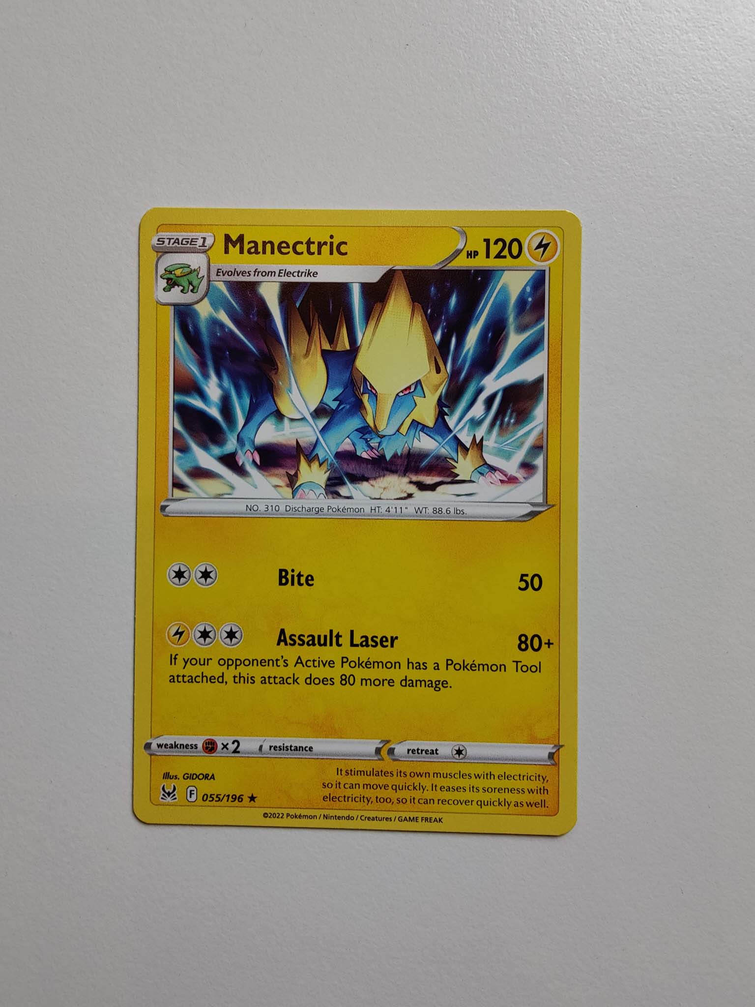 Manetric Rare #55/196 – Sword & Shield: Lost Origin