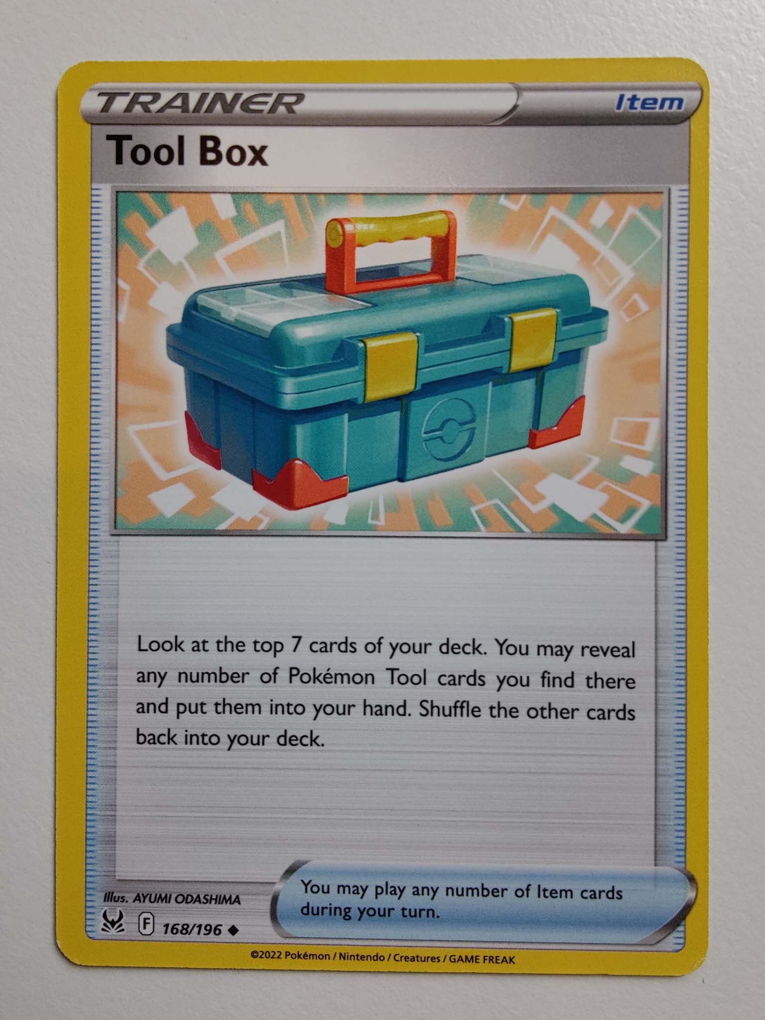 Tool Box #168/196 – Sword & Shield: Lost Origin Tool Box #168/196 – Sword & Shield: Lost Origin
