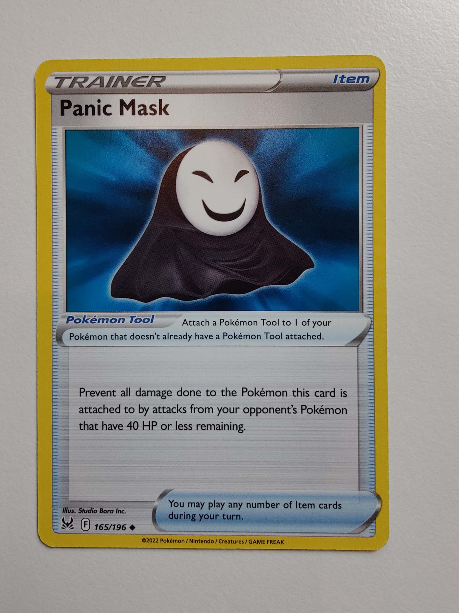 Panic Mask #165/196 – Sword & Shield: Lost Origin