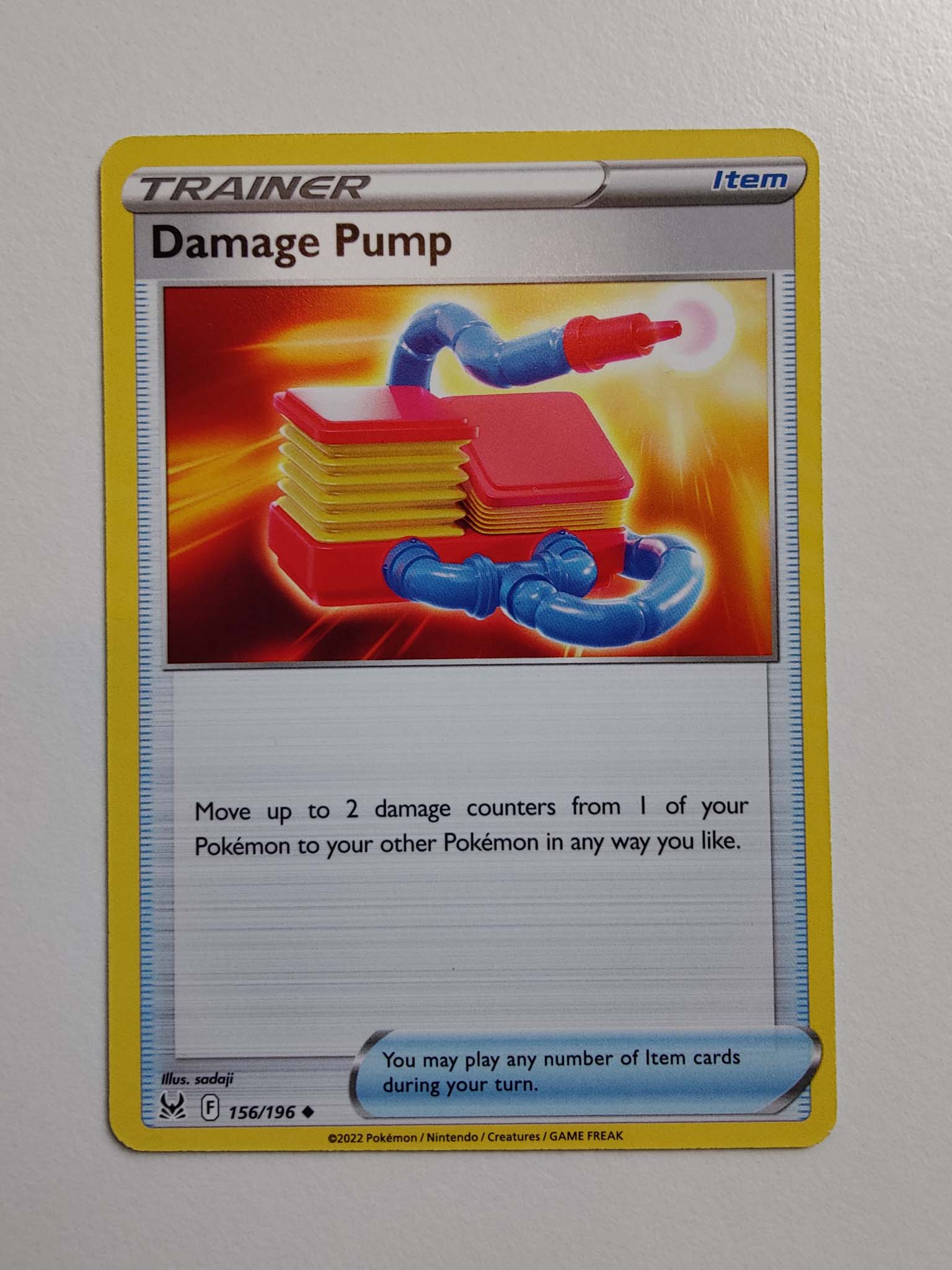 Damage Pump #156/196 – Sword & Shield: Lost Origin