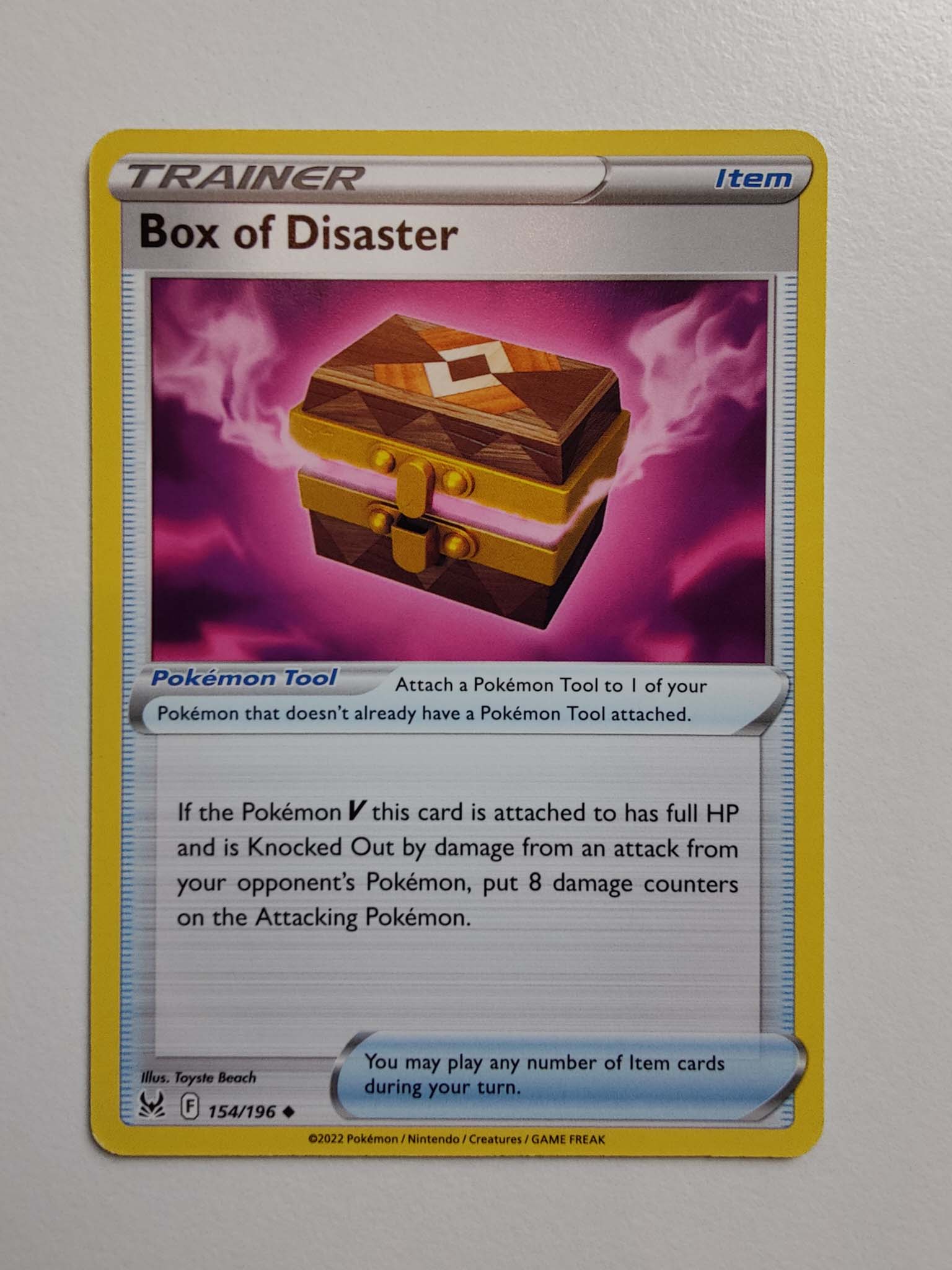Box of Disaster #154/196 – Sword & Shield: Lost Origin