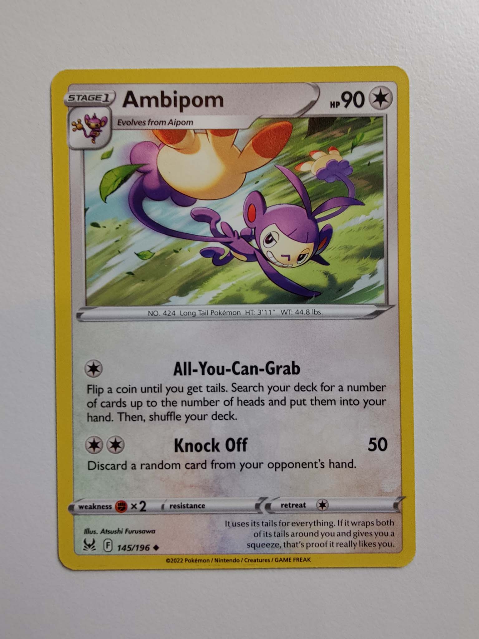 Ambipom #145/196 – Sword & Shield: Lost Origin