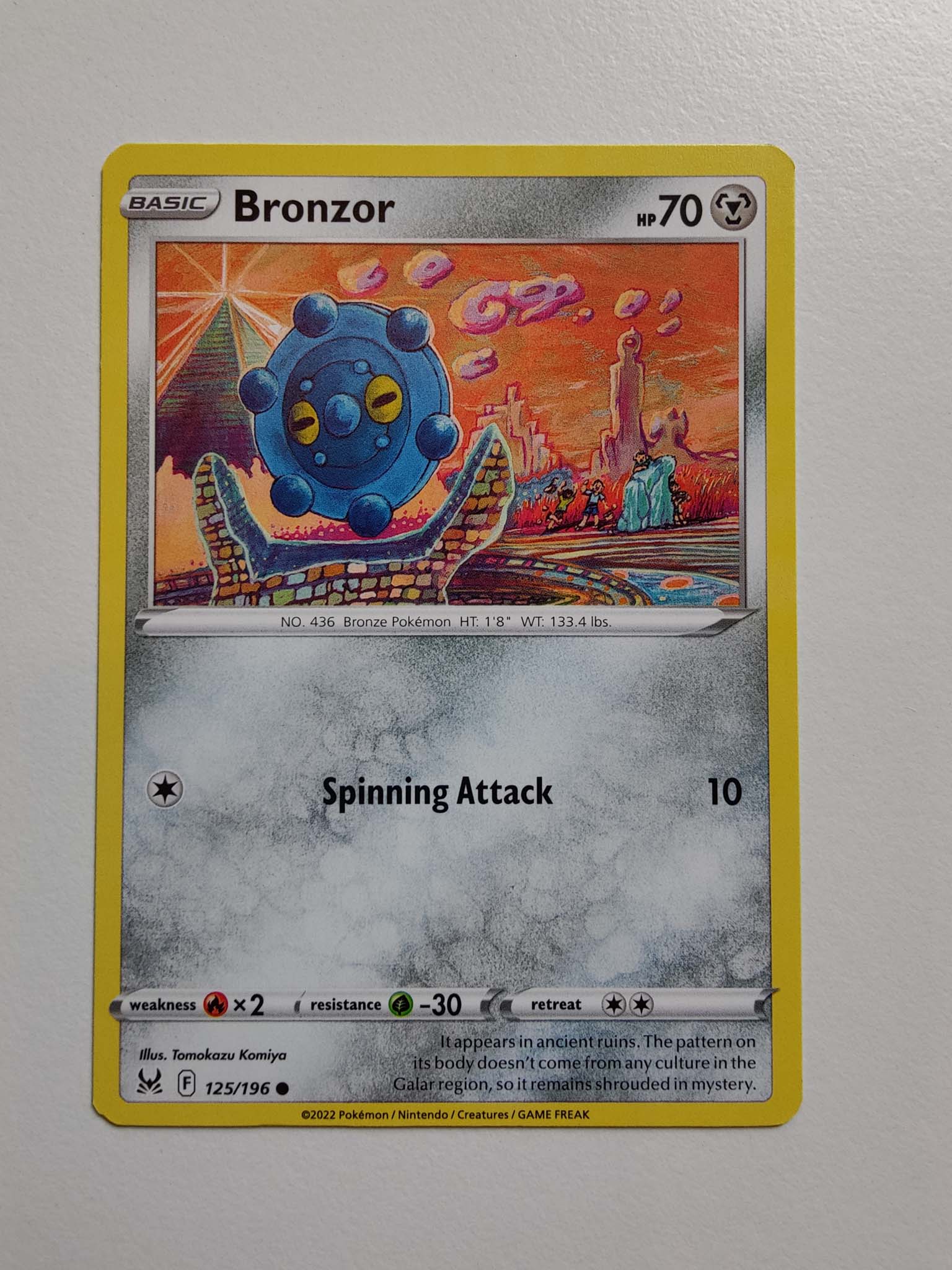 Bronzor #125/196 – Sword & Shield: Lost Origin