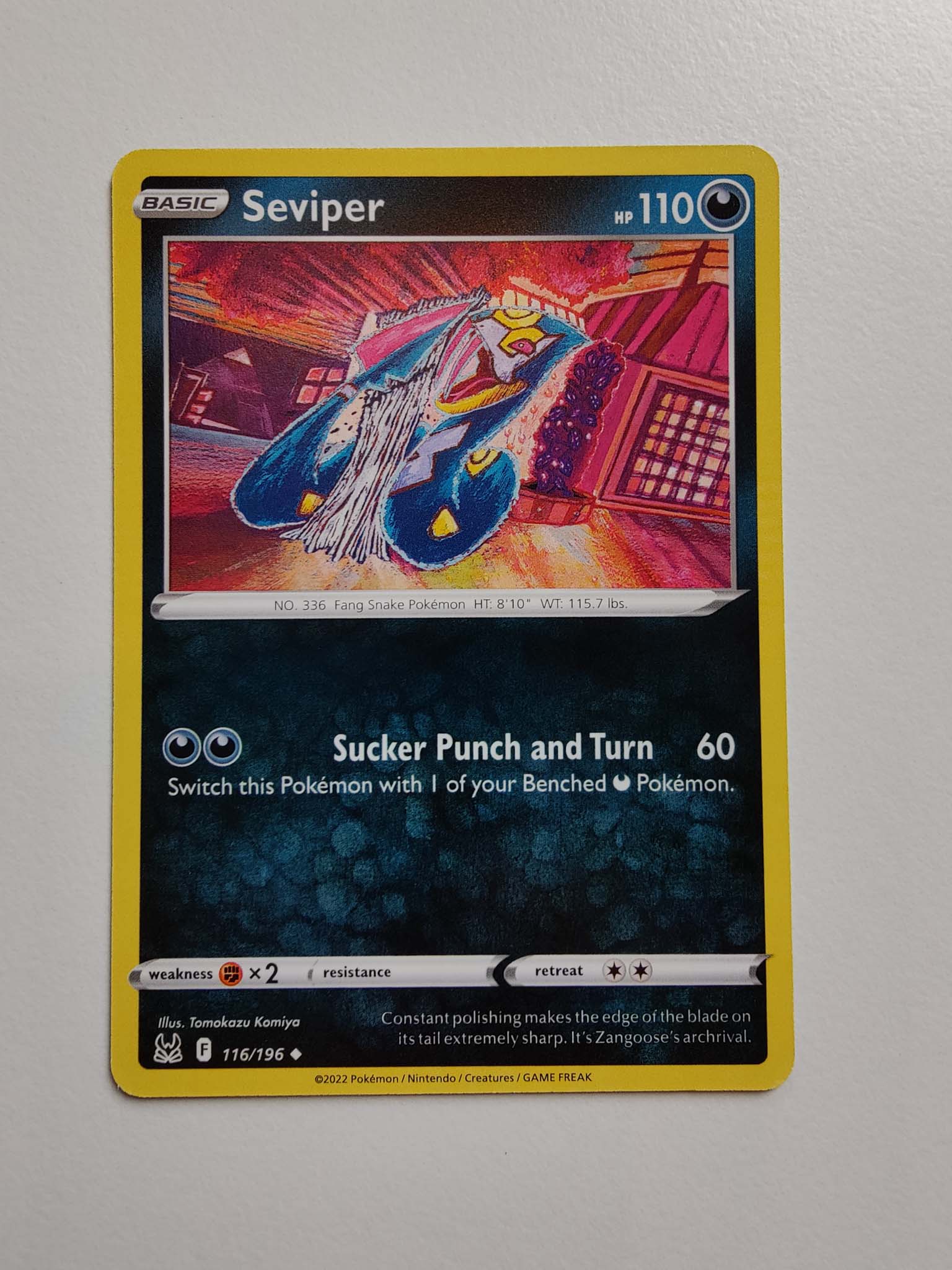 Seviper #116/196 – Sword & Shield: Lost Origin
