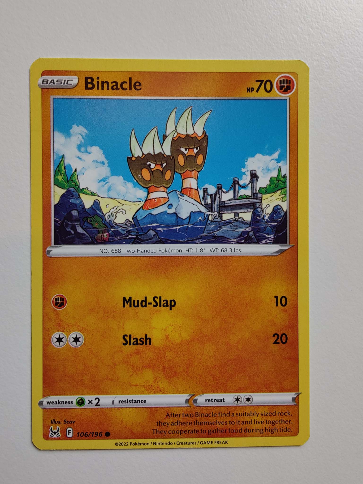 Binacle #106/196 – Sword & Shield: Lost Origin