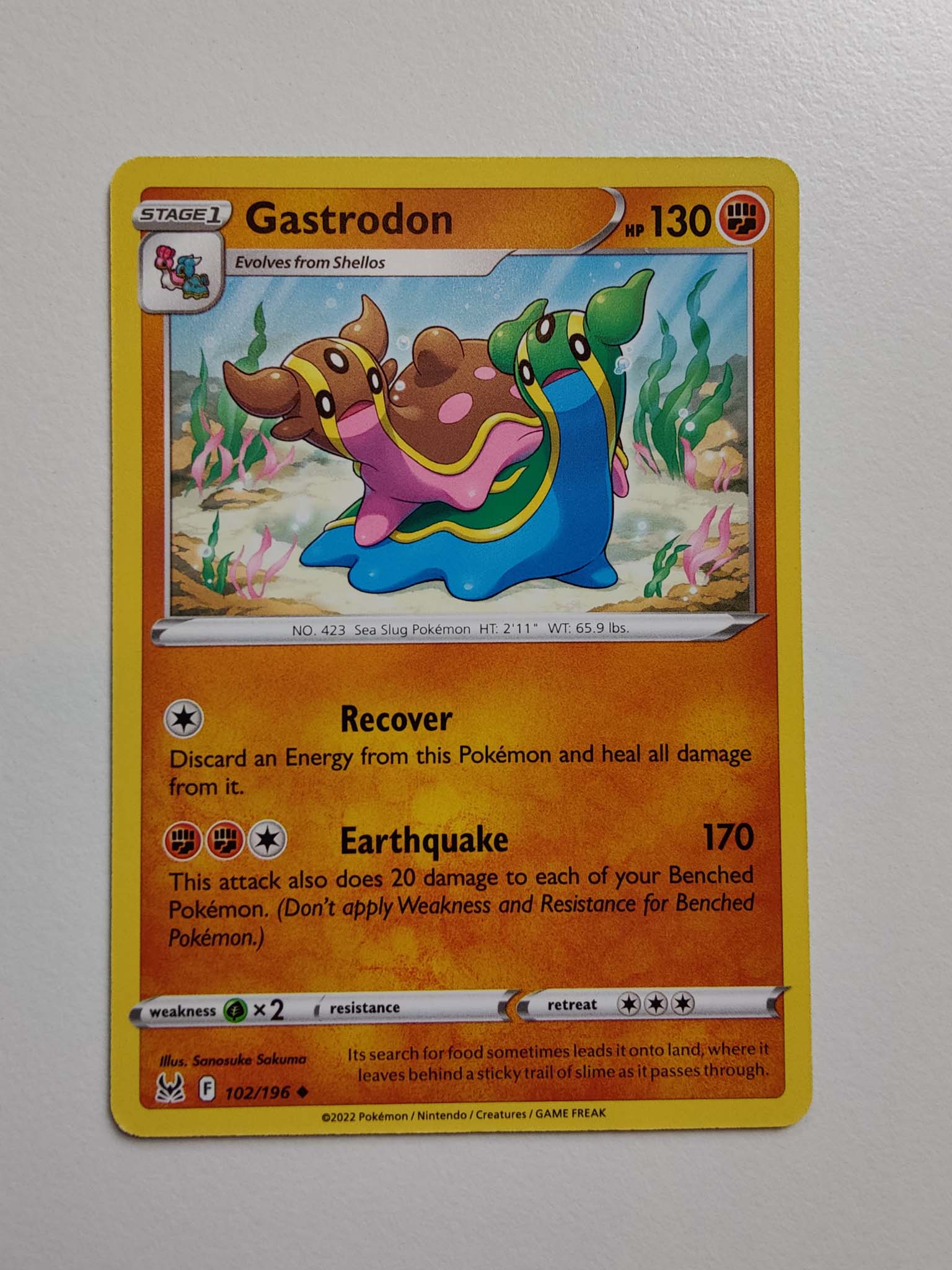 Gastrodon #102/196 – Sword & Shield: Lost Origin Gastrodon #102/196 – Sword & Shield: Lost Origin
