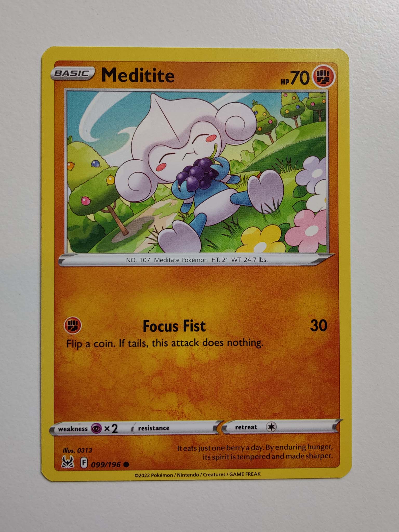 Meditite #99/196 – Sword & Shield: Lost Origin