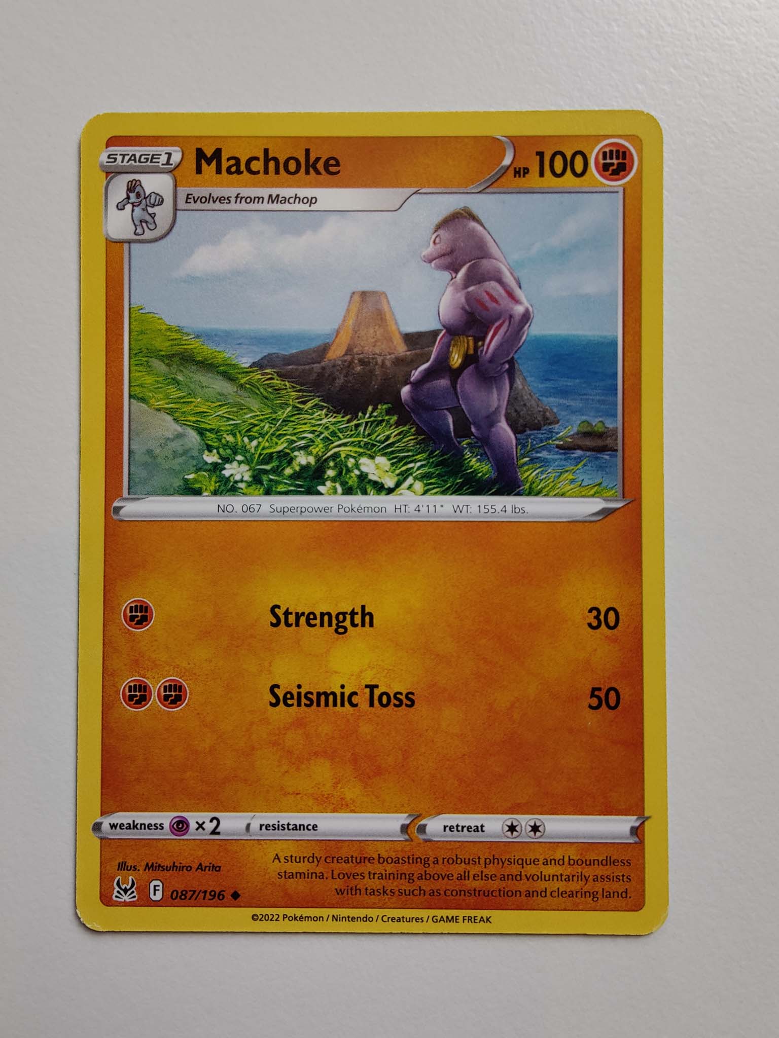 Machoke #87/196 – Sword & Shield: Lost Origin