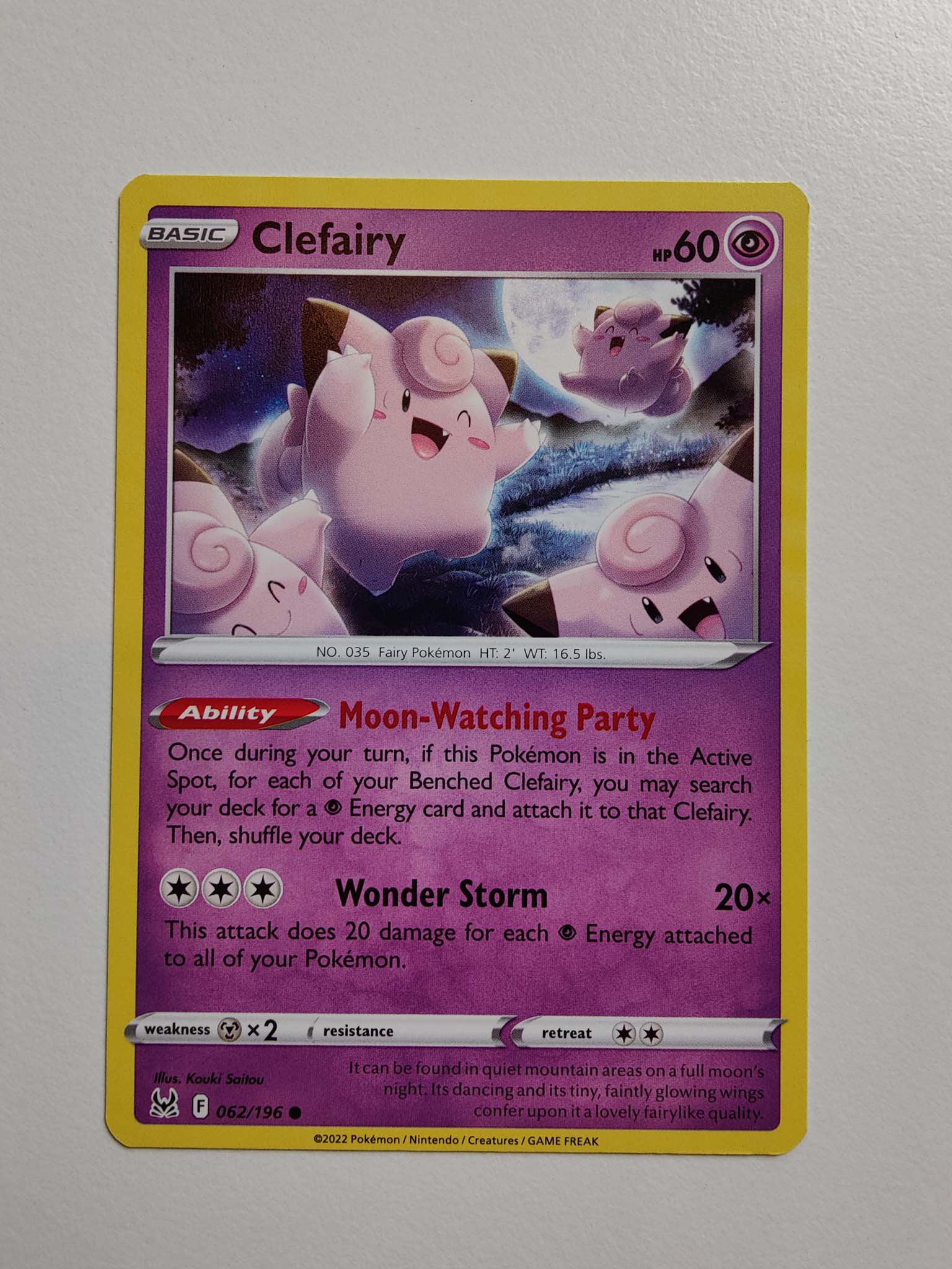 Clefairy #62/196 – Sword & Shield: Lost Origin