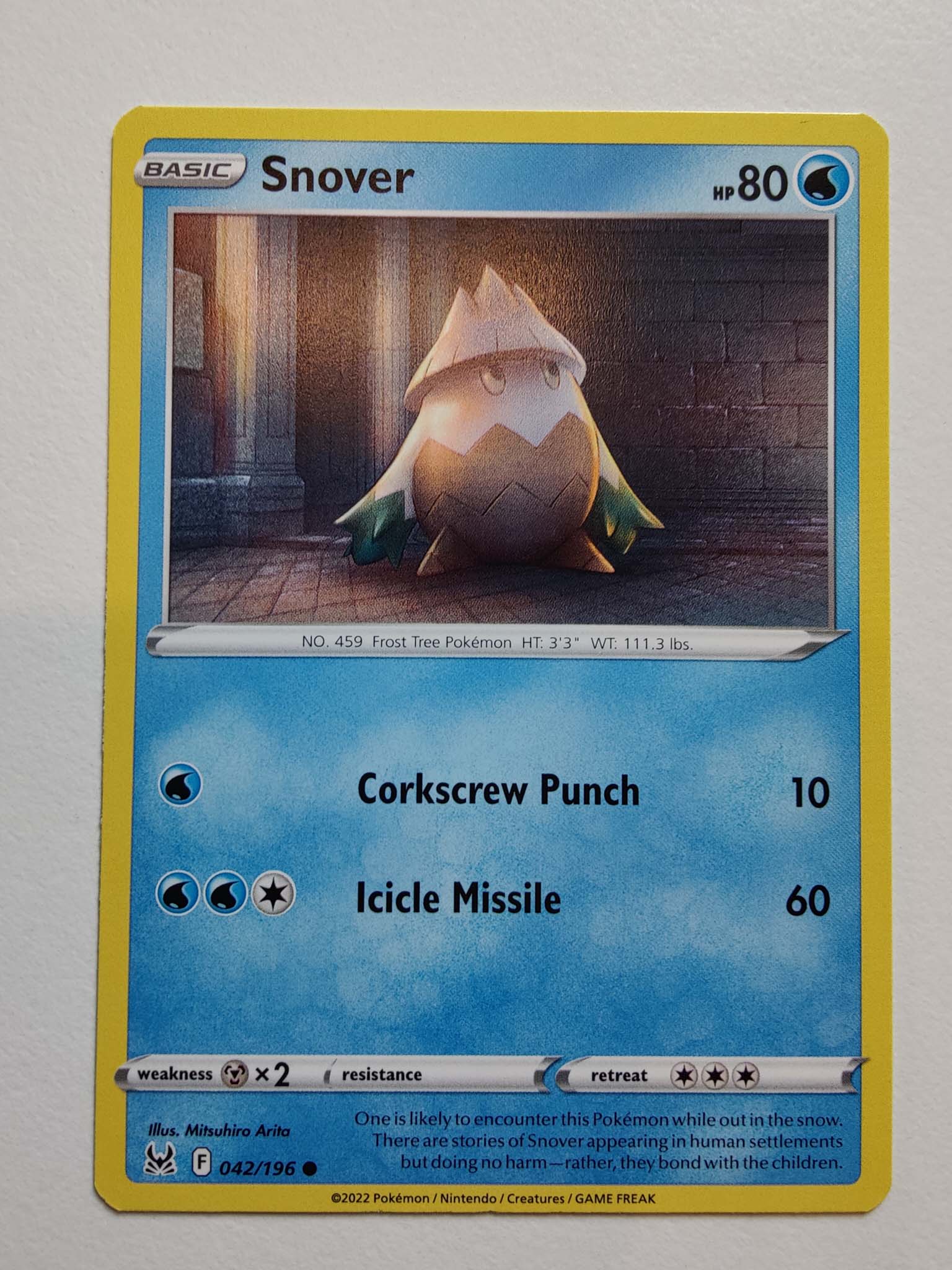 Snover #42/196 – Sword & Shield: Lost Origin