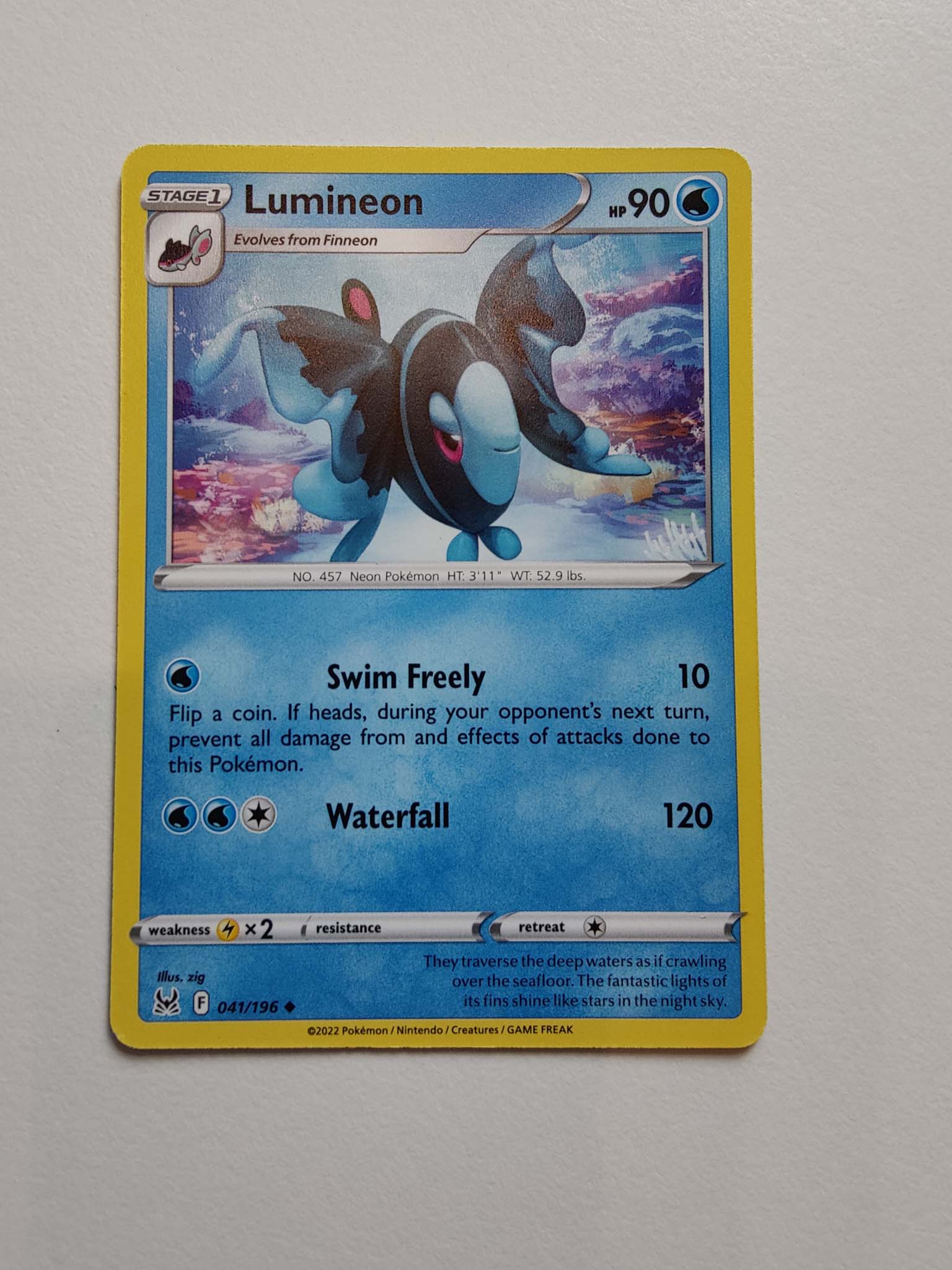 IMG20221112132831 Lumineon #41/196 – Sword & Shield: Lost Origin