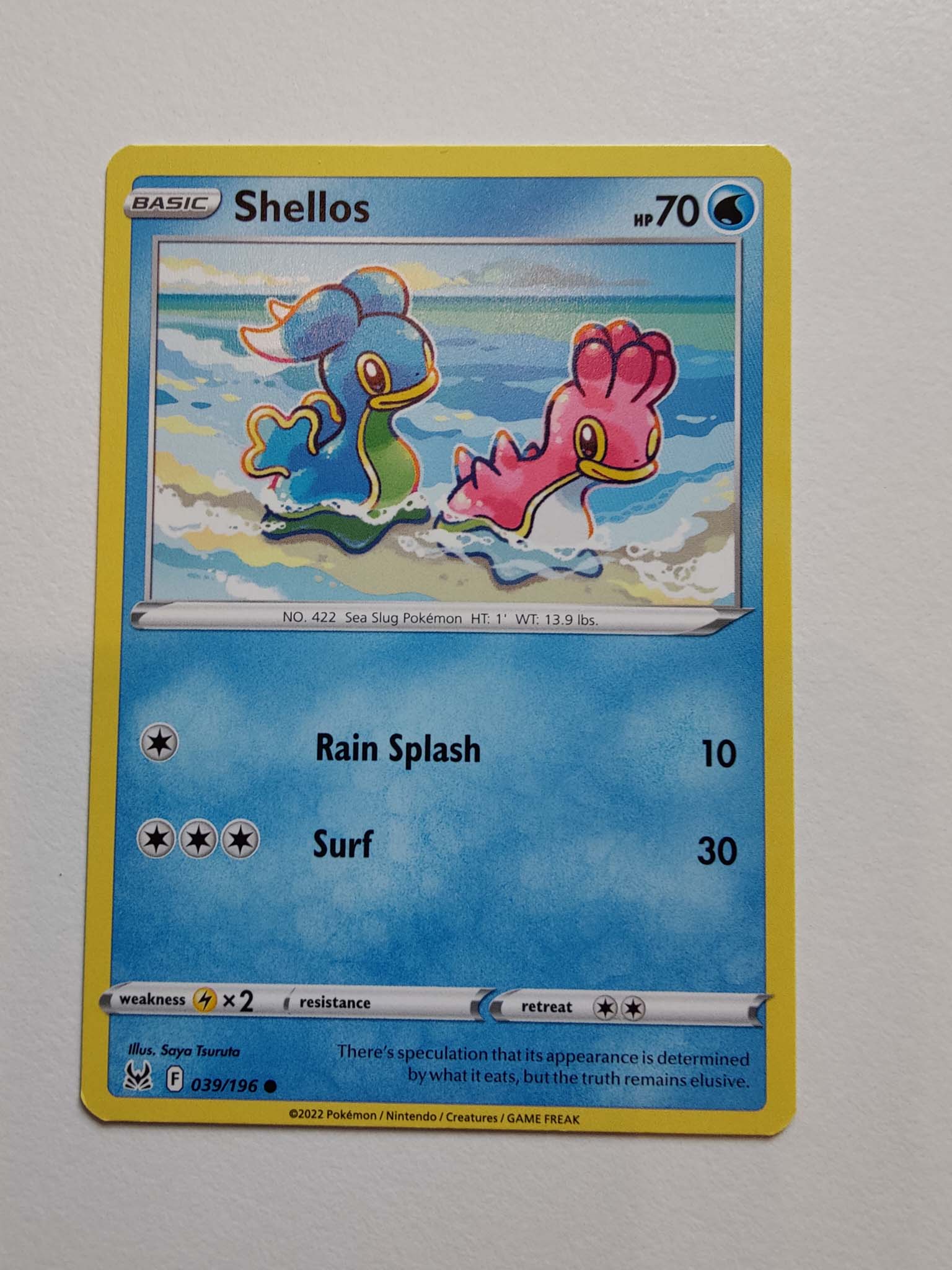 Shellos #39/196 – Sword & Shield: Lost Origin
