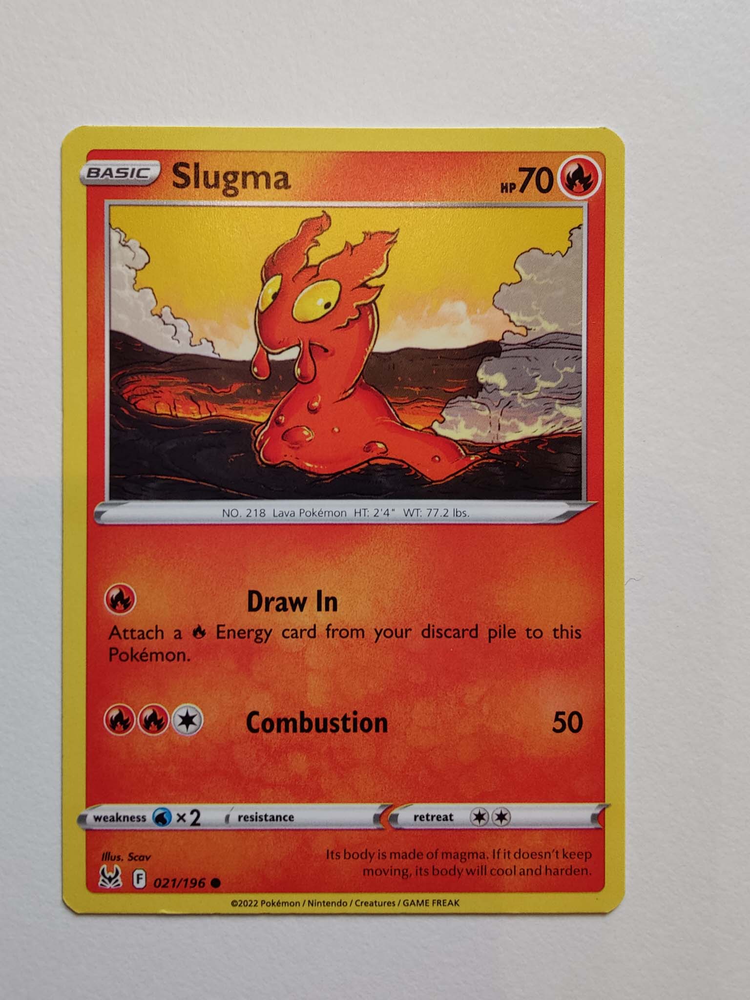 Slugma #21/196 – Sword & Shield: Lost Origin