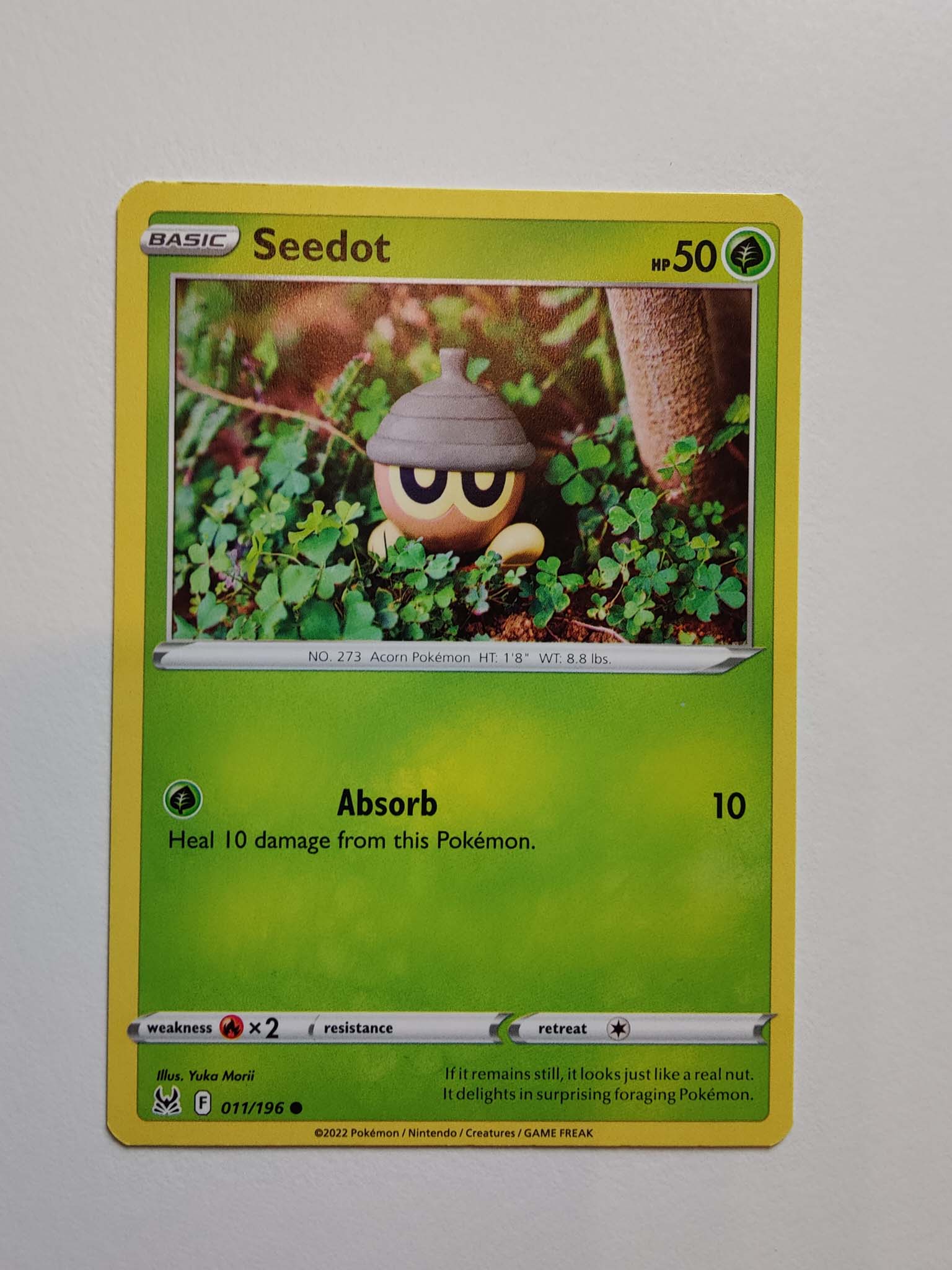 Seedot #11/196 – Sword & Shield: Lost Origin